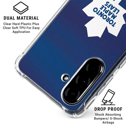 NHL Toronto Maple Leafs Jersey Galaxy A36 5G Clear Case