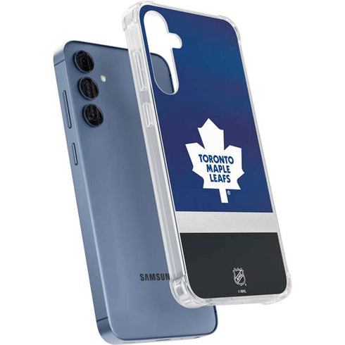 NHL Toronto Maple Leafs Jersey Galaxy A55 5G Clear Case