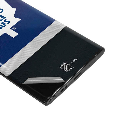 NHL Toronto Maple Leafs Jersey Galaxy Note 10 Plus Skin