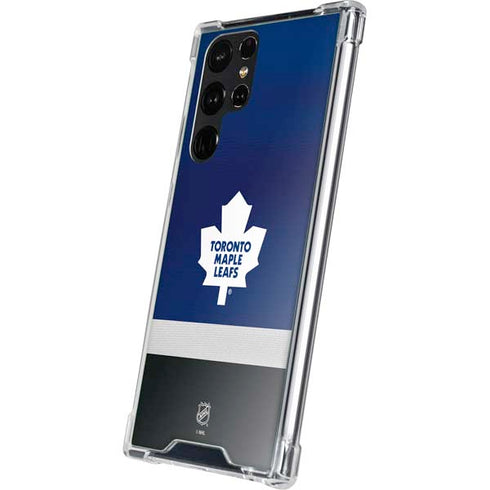 NHL Toronto Maple Leafs Jersey Galaxy S23 Ultra Clear Case