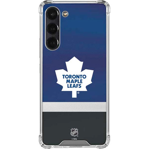 NHL Toronto Maple Leafs Jersey Galaxy S24 FE Clear Case