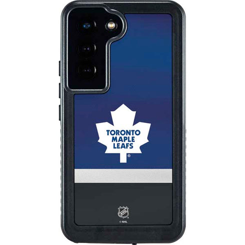 NHL Toronto Maple Leafs Jersey Galaxy S24 Waterproof Case