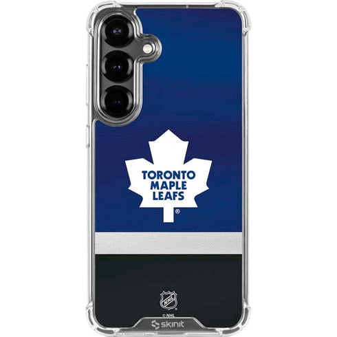 NHL Toronto Maple Leafs Jersey Galaxy S26 Clear Case