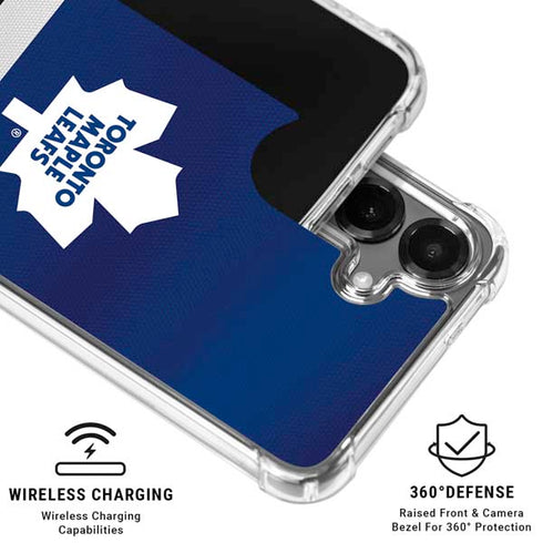 NHL Toronto Maple Leafs Jersey Galaxy S26 Plus Clear Case