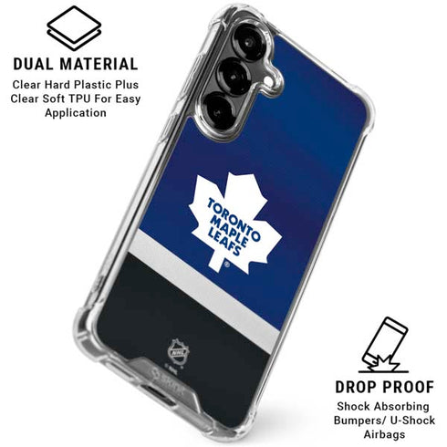 NHL Toronto Maple Leafs Jersey Galaxy S26 Plus Clear Case