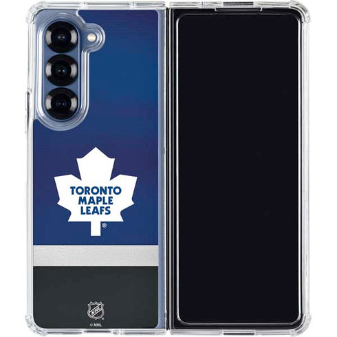 NHL Toronto Maple Leafs Jersey Galaxy Z Fold6 Clear Case