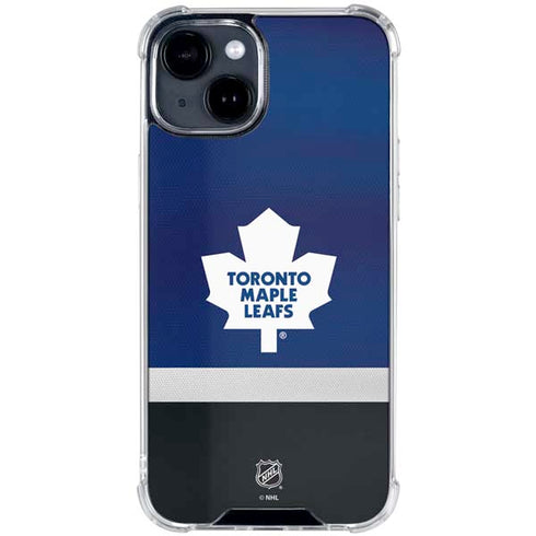 NHL Toronto Maple Leafs Jersey iPhone 15 Clear Case