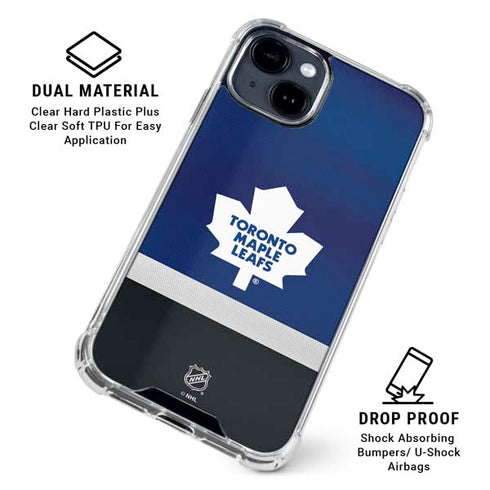 NHL Toronto Maple Leafs Jersey iPhone 15 Clear Case