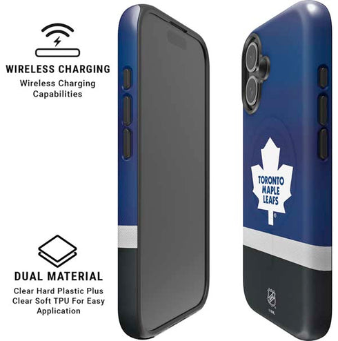 NHL Toronto Maple Leafs Jersey iPhone 16 Magsafe Impact Case