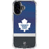 NHL Toronto Maple Leafs Jersey iPhone 16 Plus Clear Case