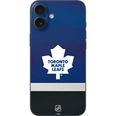 NHL Toronto Maple Leafs Jersey iPhone 16 Plus Skin
