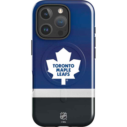 NHL Toronto Maple Leafs Jersey iPhone 16 Pro Max Magsafe Impact Case