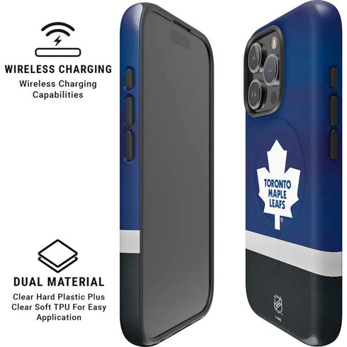 NHL Toronto Maple Leafs Jersey iPhone 16 Pro Max Magsafe Impact Case