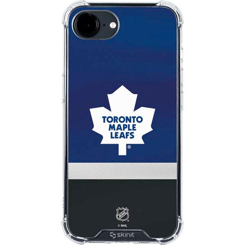 NHL Toronto Maple Leafs Jersey iPhone 16e Clear Case