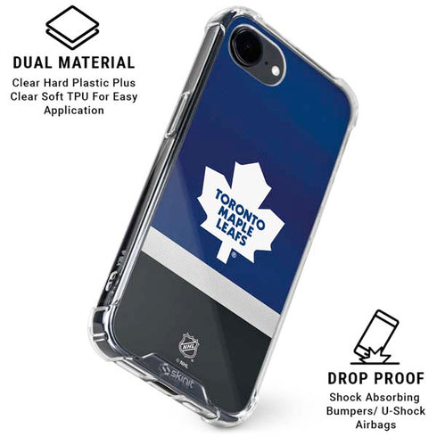 NHL Toronto Maple Leafs Jersey iPhone 16e Clear Case