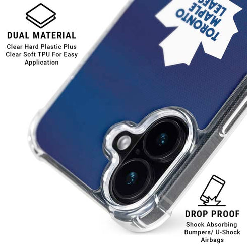 NHL Toronto Maple Leafs Jersey iPhone 17 Clear Case