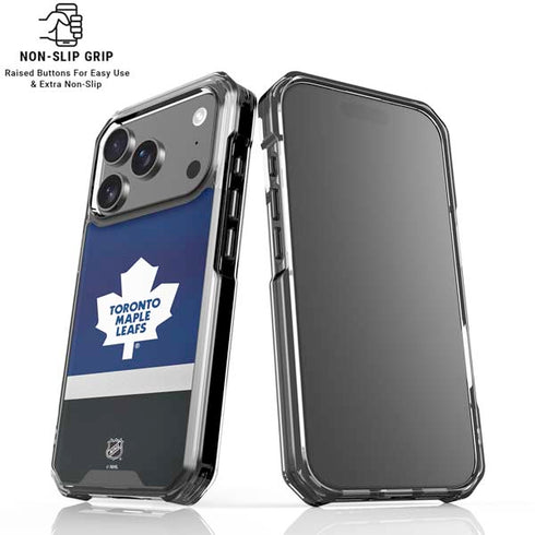 NHL Toronto Maple Leafs Jersey iPhone 18 Pro Clear Case