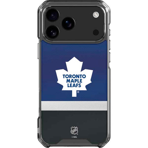 NHL Toronto Maple Leafs Jersey iPhone 18 Pro Max Clear Case