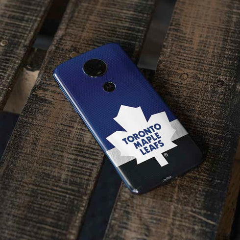 NHL Toronto Maple Leafs Jersey Moto E5 Plus Skin