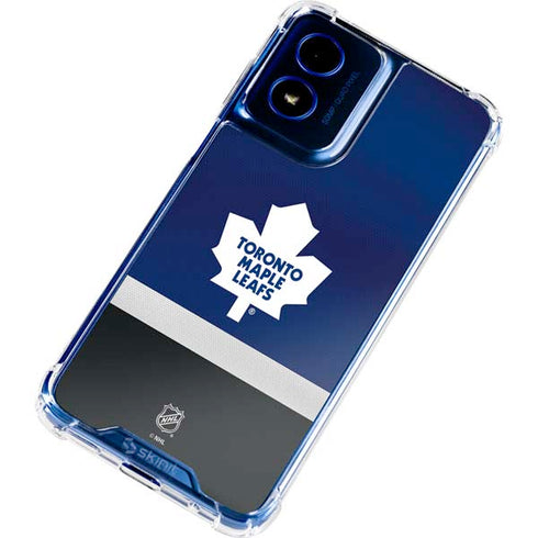 NHL Toronto Maple Leafs Jersey Moto G 5G (2024) Clear Case