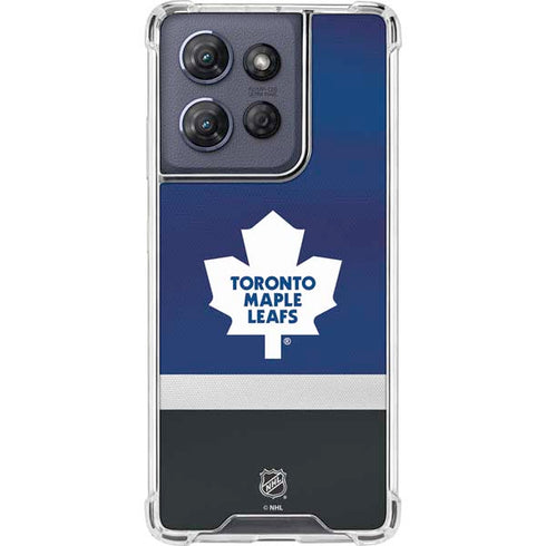 NHL Toronto Maple Leafs Jersey Moto G Power 5G (2025) Clear Case