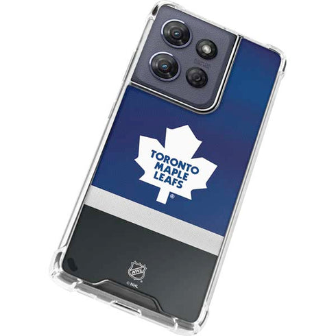 NHL Toronto Maple Leafs Jersey Moto G Power 5G (2025) Clear Case