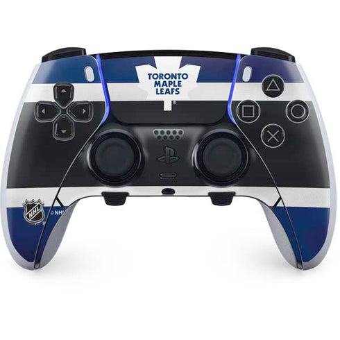 NHL Toronto Maple Leafs Jersey PS5 DualSense Edge Pro Controller Skin