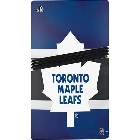 NHL Toronto Maple Leafs Jersey PS5 Pro Disk Console Skin