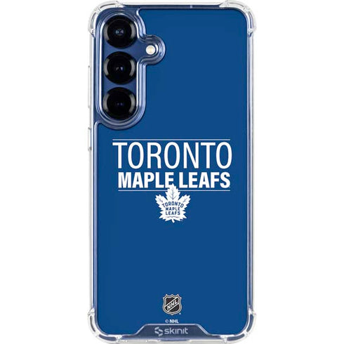 NHL Toronto Maple Leafs Lineup Galaxy S25 Plus Clear Case