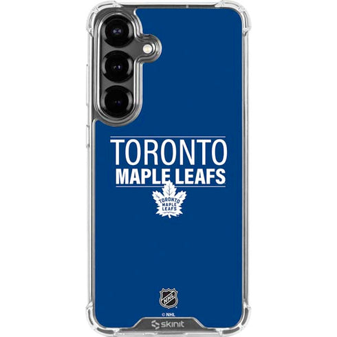 NHL Toronto Maple Leafs Lineup Galaxy S26 Clear Case