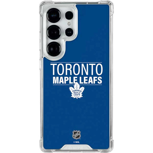 NHL Toronto Maple Leafs Lineup Galaxy S26 Ultra Clear Case