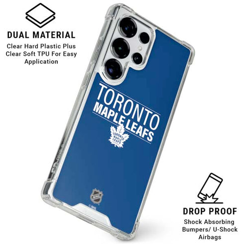 NHL Toronto Maple Leafs Lineup Galaxy S26 Ultra Clear Case