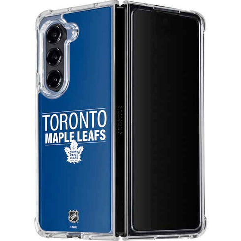 NHL Toronto Maple Leafs Lineup Galaxy Z Fold5 5G Clear Case