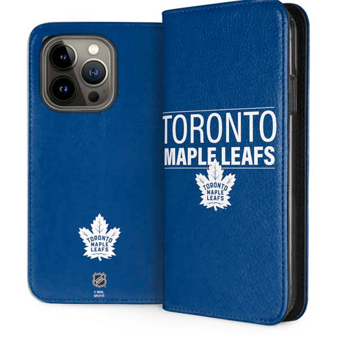 NHL Toronto Maple Leafs Lineup iPhone 13 Pro Folio Case
