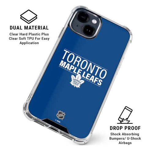 NHL Toronto Maple Leafs Lineup iPhone 15 Clear Case