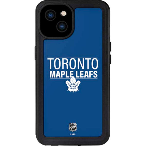 NHL Toronto Maple Leafs Lineup iPhone 15 Plus Waterproof Case