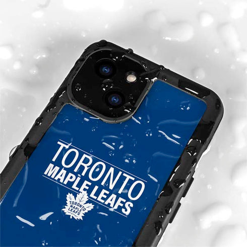 NHL Toronto Maple Leafs Lineup iPhone 15 Plus Waterproof Case