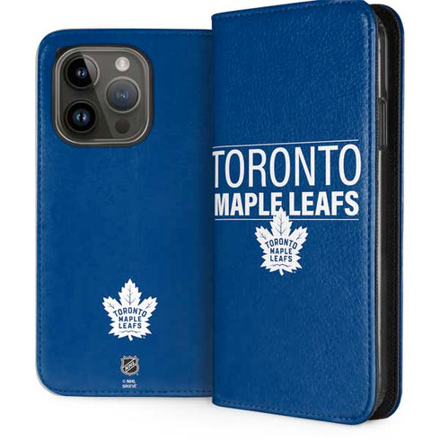 NHL Toronto Maple Leafs Lineup iPhone 15 Pro Folio Case