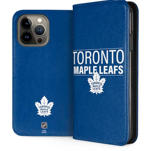 NHL Toronto Maple Leafs Lineup iPhone 15 Pro Max Folio Case