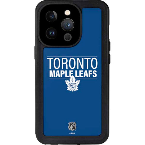 NHL Toronto Maple Leafs Lineup iPhone 15 Pro Waterproof Case