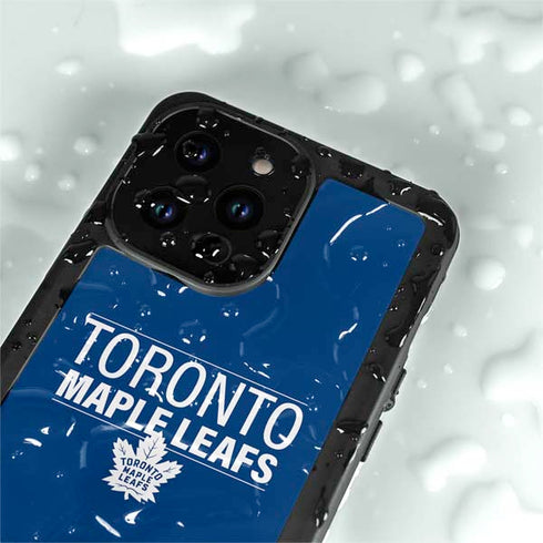 NHL Toronto Maple Leafs Lineup iPhone 15 Pro Waterproof Case