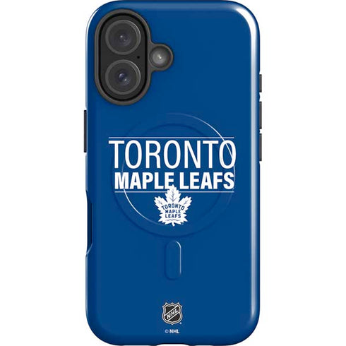 NHL Toronto Maple Leafs Lineup iPhone 16 Magsafe Impact Case