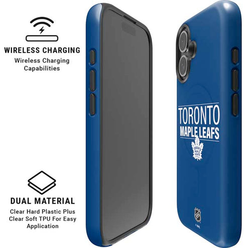 NHL Toronto Maple Leafs Lineup iPhone 16 Magsafe Impact Case