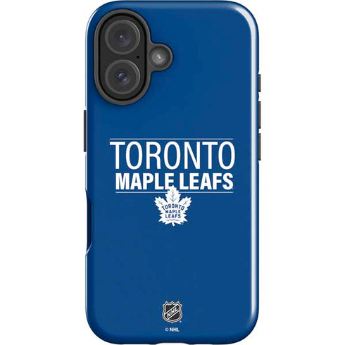 NHL Toronto Maple Leafs Lineup iPhone 16 Plus Impact Case