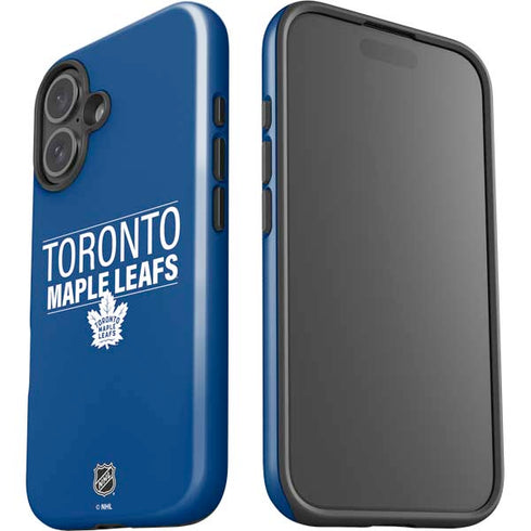 NHL Toronto Maple Leafs Lineup iPhone 16 Plus Impact Case