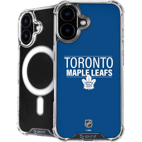 NHL Toronto Maple Leafs Lineup iPhone 16 Plus MagSafe Case