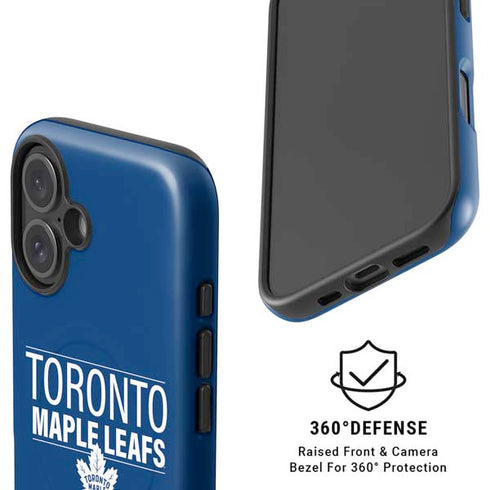 NHL Toronto Maple Leafs Lineup iPhone 16 Plus Magsafe Impact Case