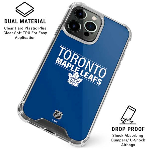 NHL Toronto Maple Leafs Lineup iPhone 16 Pro Clear Case