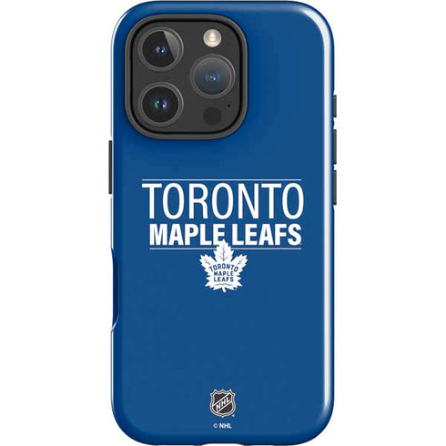 NHL Toronto Maple Leafs Lineup iPhone 16 Pro Impact Case