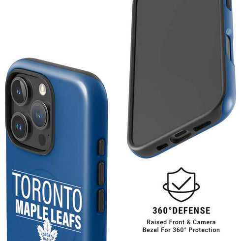 NHL Toronto Maple Leafs Lineup iPhone 16 Pro Magsafe Impact Case